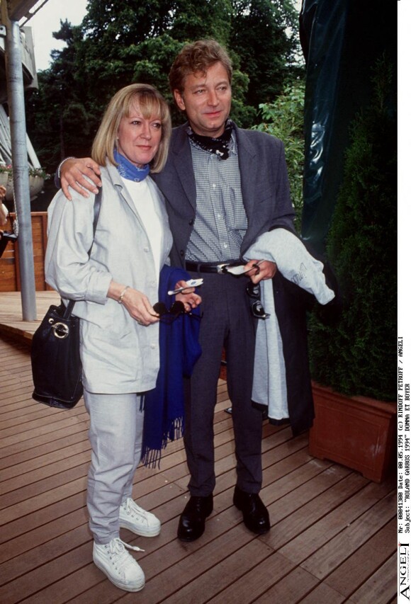 Le couple a officialisé sa rupture en 2012
Alice Dona et Laurent Boyer à Roland Garros en 1994