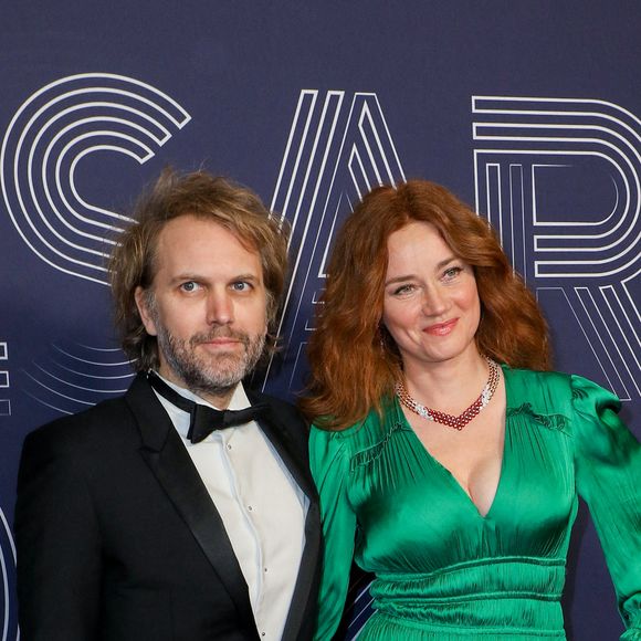 Marine Delterme, Florian Zeller - Photocall de la 47ème édition de la cérémonie des César à l'Olympia à Paris, le 25 février 2022. © Borde-Jacovides/Bestimage