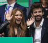 Gerard Piqué a été vu en train de déposer leurs enfants, Milan et Sasha devant la maison de Shakira.
Shakira et Gerard Piqué - L'Espagne remporte la Coupe Davis à Madrid, le 24 novembre 2019, grâce à la victoire de R. Nadal contre D. Shapovalov (6-3, 7-6). 