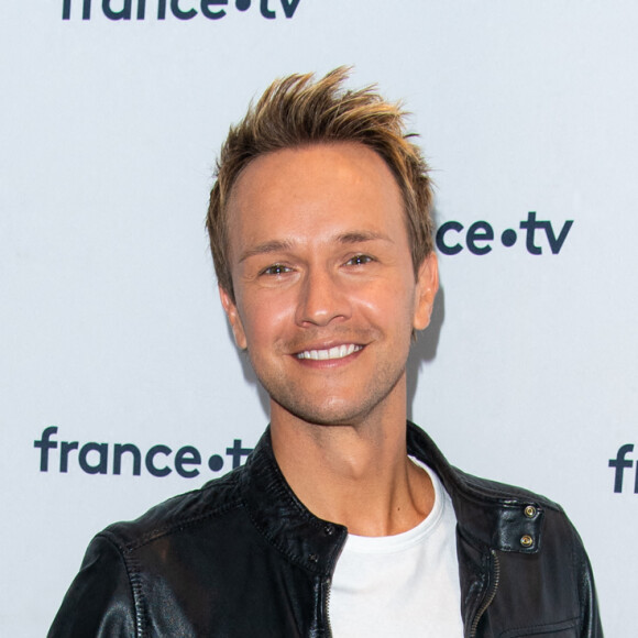 Cyril Féraud lors du photocall dans le cadre de la conférence de presse de France Télévisions au Pavillon Gabriel à Paris, France, le 24 août 2021. © Pierre Perusseau/Bestimage