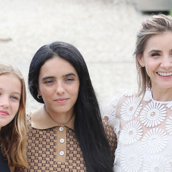 Lucie Loste Berset, Hafsia Herzi, Clotilde Courau - Photocall de "La cour" lors de la 24ème édition du Festival de la Fiction TV de La Rochelle. Le 14 septembre 2022 © Patrick Bernard / Bestimage