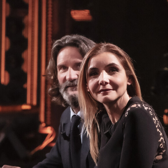 Exclusif - Clotilde Courau sur le plateau de l'émission "On Est En Direct" (OEED) du samedi 5 février, présentée par L.Salamé et L.Ruquier et diffusée en direct sur France 2 à Paris, France, le 5 février 2022. © Jack Tribeca/Bestimage 