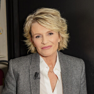 Exclusif - Sophie Davant - Backstage de l'enregistrement de l'émission "On est presque en direct" (OEED), présentée par L.Ruquier, et diffusée sur France 2 le 12 décembre 2020 © Jack Tribeca / Bestimage