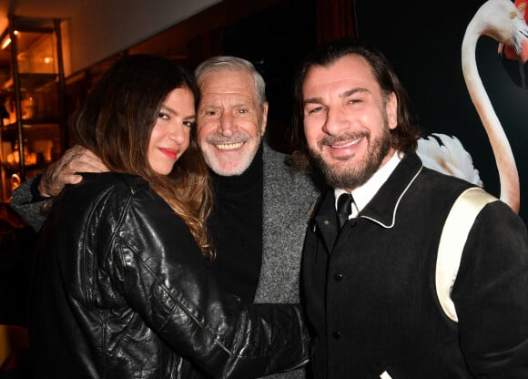 Exclusif - Isabelle Funaro, Michaël Youn, Jean-Claude Darmon - Cocktail de l'équipe du film "BDE" de M. Youn à Paris le 20 février 2023. © Veeren/Bestimage