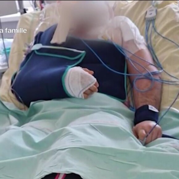 Le père et son petit garçon sur leurs lits d'hôpital, des images terribles dévoilées par BFMTV