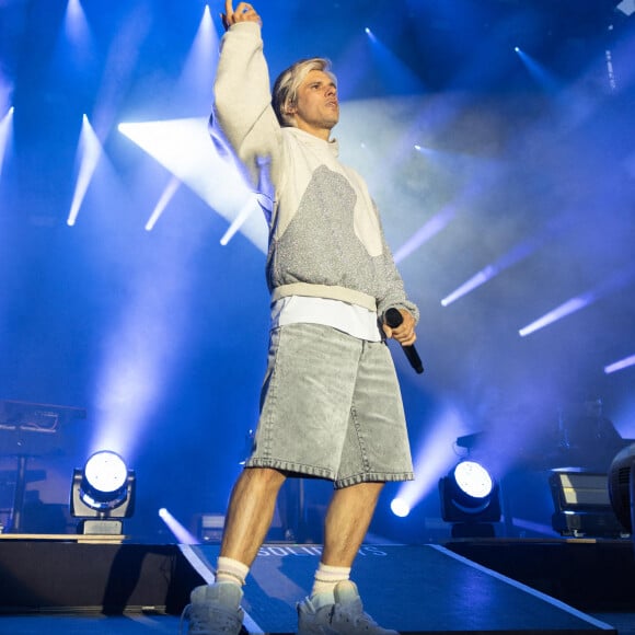 Orelsan en concert au festival Solidays à l'hippodrome de Longchamp à Paris, France, le 24 juin 2022. © Jeremy Melloul/Bestimage