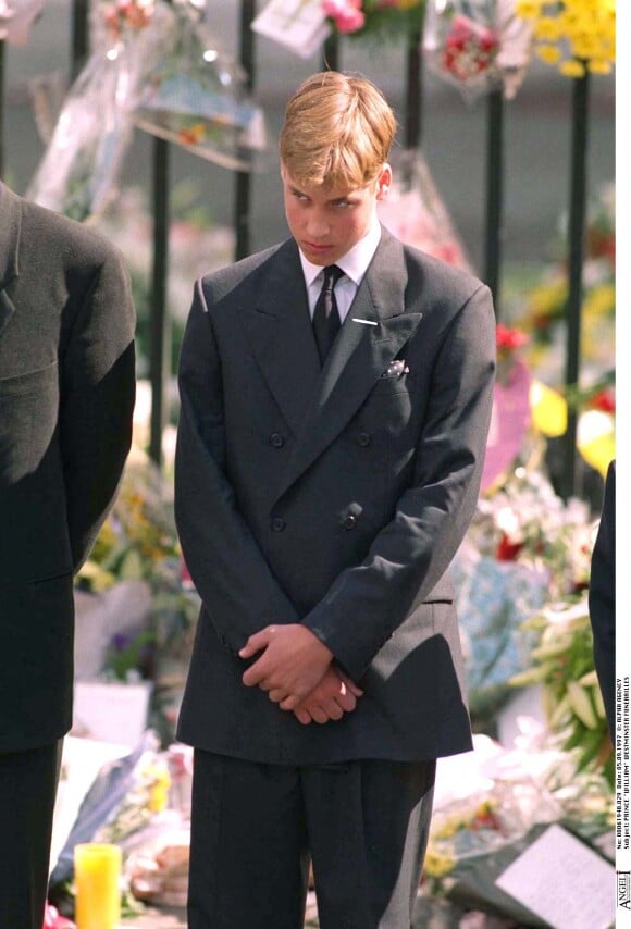 Prince William aux funérailles de sa maman le 6 septembre 1997