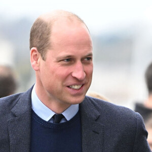 Le prince William, prince de Galles, et Catherine (Kate) Middleton, princesse de Galles, arrivent pour visiter le National Maritime Museum Cornwall à Falmouth, Royaume Uni, le 9 février 2023. 