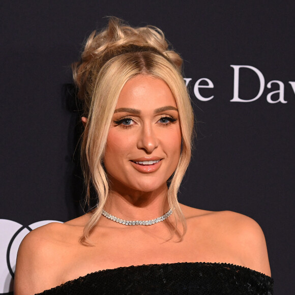 Paris Hilton - People au photocall des "Clive Davis Pre-Grammy" à Los Angeles. Le 4 février 2023