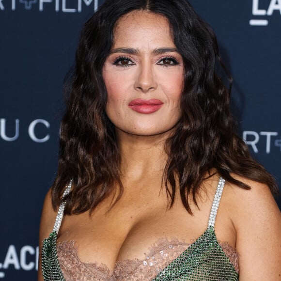 Salma Hayek et Pinault blottis l'un contre l'autre sur Instagram
Salma Hayek Pinault - Les célébrités assistent à la soirée "Lacma Art / Film Gala" à Los Angeles