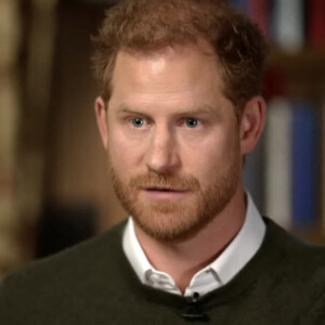 Bande-annonce de l'interview du prince Harry, duc de Sussex, par Anderson Cooper pour l'émission "60 Minuts" qui sera diffusée le 8 janvier 2023, deux jours avant la sortie de l'autobiographie du prince "Spare" ("Le Suppléant"). L'interview a été réalisée dans une demeure proche de celle du prince Harry en Californie. Le 4 janvier 2023.