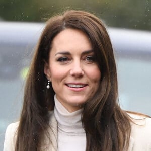 Catherine (Kate) Middleton, princesse de Galles, visite le centre de désintoxication Brynawel à Llanharan, Royaume Uni, le 28 février 2023, , pour en savoir plus sur le travail qu'ils font pour soutenir ceux qui luttent contre les effets de la toxicomanie et de l'alcoolisme. 