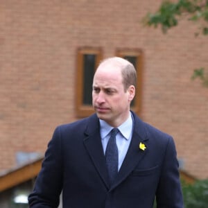 Le prince William, prince de Galles, et Catherine (Kate) Middleton, princesse de Galles, visitent le centre de désintoxication Brynawel à Llanharan, pour en savoir plus sur le travail qu'ils font pour soutenir ceux qui luttent contre les effets de la toxicomanie et de l'alcoolisme. Le 28 février 2023. 