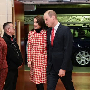Elle était accompagnée du prince William.
Le prince William, prince de Galles, et Catherine (Kate) Middleton, princesse de Galles, vont assister au match Pays de Galles vs Angleterreau stade Millennium de Cardiff, le 25 février 2023.