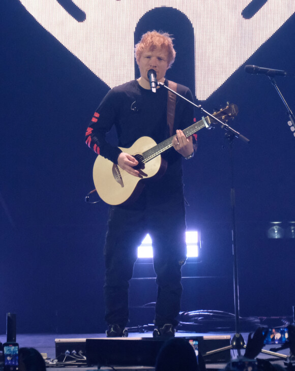 Ed Sheeran lors du concert iHeartRadio 102.7 KIIS FM's Jingle Ball 2021 à Inglewood, Los Angeles, Californie, Etats-Unis, le 3 décembre 2021. 