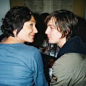 Zazie et Favien Cahen lors de la soirée Motorola en 2002