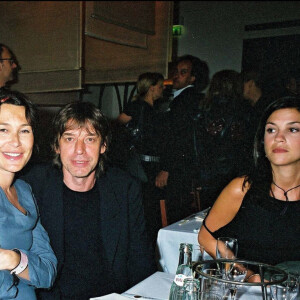 Zazie, Jean-Louis Aubert et Favien Cahen lors de la soirée Motorola en 2002