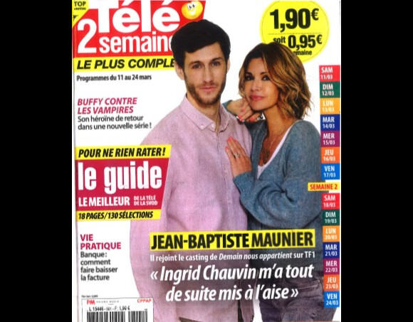Retrouvez l'interview de Jean-Baptiste Maunier dans le magazine Télé 2 Semaines, du 11 au 24 mars 2023.