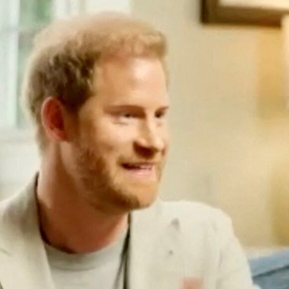 Le Prince Harry a participé à un événement en direct avec le docteur Gabor Maté, expert dans les traumatismes liés à l'enfance. Le 4 mars 2023.