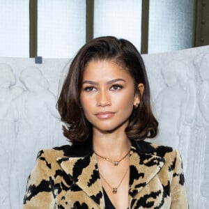 Zendaya - Greeting du défilé Louis Vuitton prêt-à-porter automne-hiver 2023/2024 lors de la Fashion Week de Paris (PFW), à Paris, France, le 6 mars 2023.