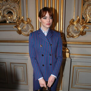 Emma Stone - Front Row du défilé Louis Vuitton prêt-à-porter automne-hiver 2023/2024 lors de la Fashion Week de Paris (PFW), à Paris, France, le 6 mars 2023. © Bertrand Rindoff/Bestimage