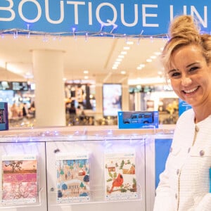 Elodie Gossuin (Miss France 2001) au stand UNICEF du centre commercial Westfield Les 4 Temps du quartier d'affaires de la Défense à Puteaux, France, le 9 décembre 2022. © Baptiste Autissier/Panoramic/Bestimage