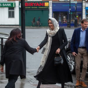 C'est plus élégante que jamais que la duchesse de Cambridge est apparue 
Le prince William, prince de Galles, et Catherine (Kate) Middleton, princesse de Galles, arrivent au centre Hayes Muslim pour une visite pour voir le travail de secours en Turquie et en Syrie par diverses ONG à Londres, Royaume Unis, le 8 mars 2023. © Tayfun Salci/Zuma Press/Bestimage