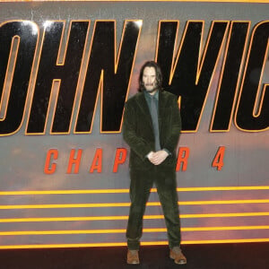 Keanu Reeves à la première du film "John Wick 4" à Londres, le 6 mars 2023. 