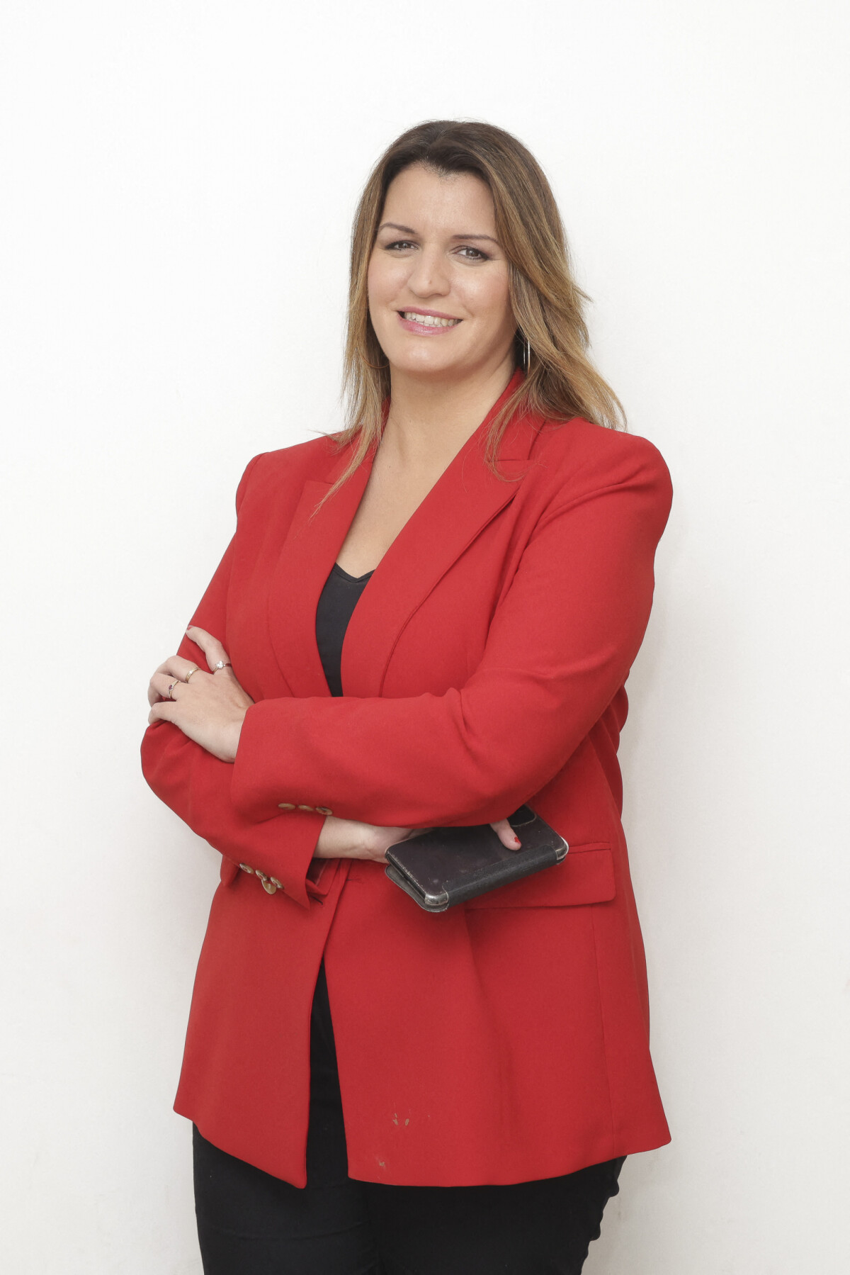 Photo : Exclusif - Marlène Schiappa pose en backstage de l'émission TPMP (Touche Pas à Mon Poste