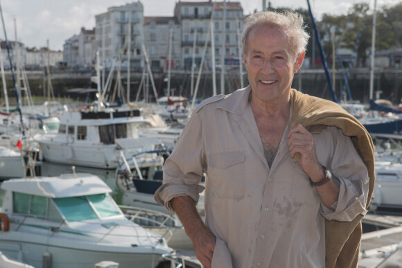 Photocall Gérard Klein pendant le 17ème festival de fiction TV de La Rochelle le 11 septembre 2015.