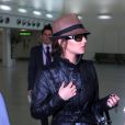 Cheryl Cole à son arrivée à Londres le 23/02/10 