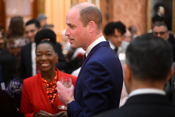 Même son mari, le prince William, a brillé en solo pour cette réception.
Le prince William de Galles lors de la réception pour la journée du Commonwealth au palais de Buckingham à Londres. Le 13 mars 2023 