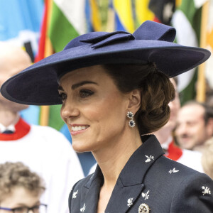 Kate Middleton n'a pas assisté à la réception après la messe du Commonwealth Day.
Catherine (Kate) Middleton, princesse de Galles - La famille royale britannique à la sortie du service annuel du jour du Commonwealth à l'abbaye de Westminster à Londres. 
