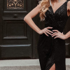 Le point commun entre Nicole Kidman et vous ? Cette robe noire fendue Ever Pretty