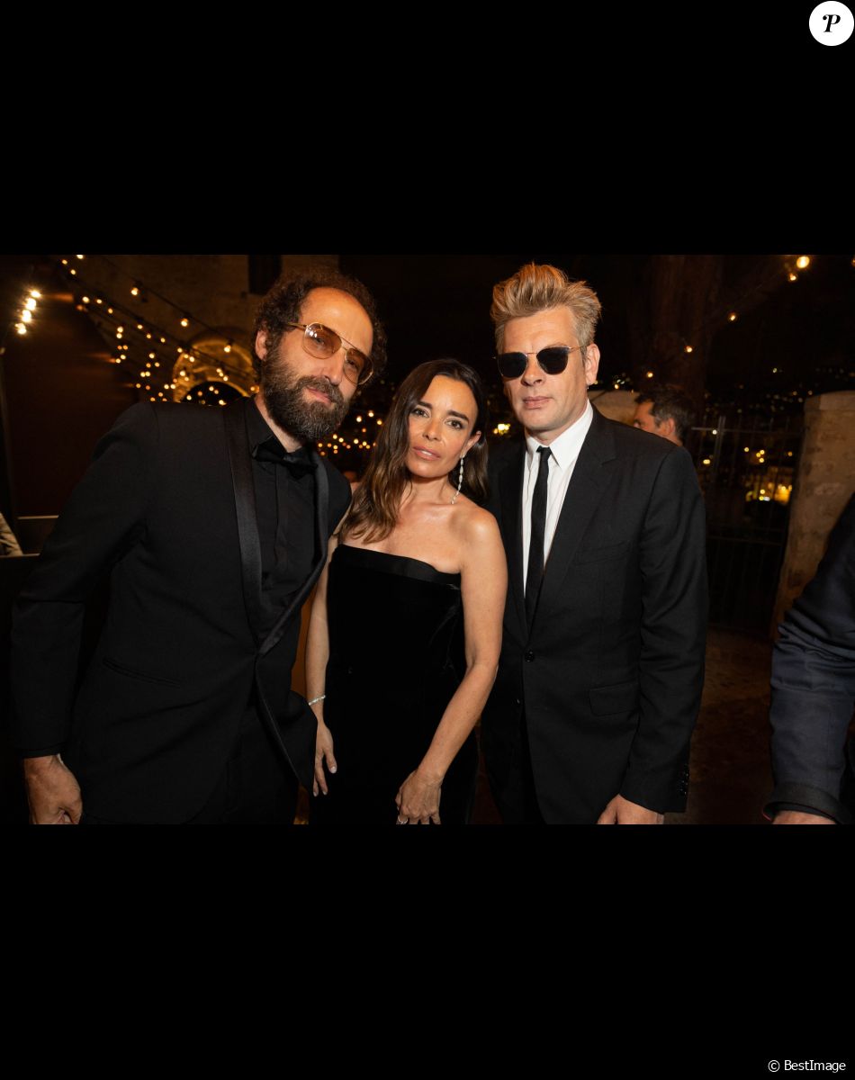 Thomas Bangalter, Elodie Bouchez, Benjamin Biolay - Personnalités à la soirée "Women In Motion" par Kering au Château de la Castre lors du 75ème Festival International du Film de Cannes. Le 22 mai 2022 © Olivier Borde / Bestimage