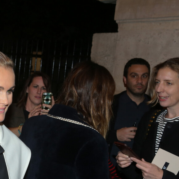 Laeticia Hallyday - Arrivée au défilé et l'aftershow Jacquemus lors de la Fashion Week Printemps/Ete 2018 de Paris au musée National Picasso à Paris, France, le 25 septembre 2017. © CVS-Veeren/Bestimage 