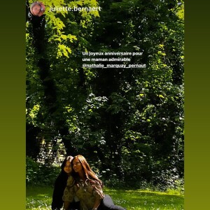 Le clin d'oeil de Juliette, petite-amie de Tom Pernaut, à Nathalie Marquay : "Un joyeux anniversaire pour une maman admirable" a-t-elle écrit en légende d'un cliché d'elle avec sa fille Lou