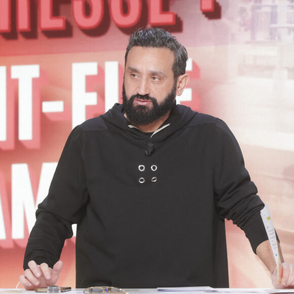 Mais le jeune homme a décliné sa proposition.
Exclusif - Cyril Hanouna - Sur le plateau de l'émission TPMP (Touche Pas à Mon Poste) présentée en direct par C.Hanouna et diffusée sur C8 - Paris le 23/01/2023 - © Jack Tribeca / Bestimage