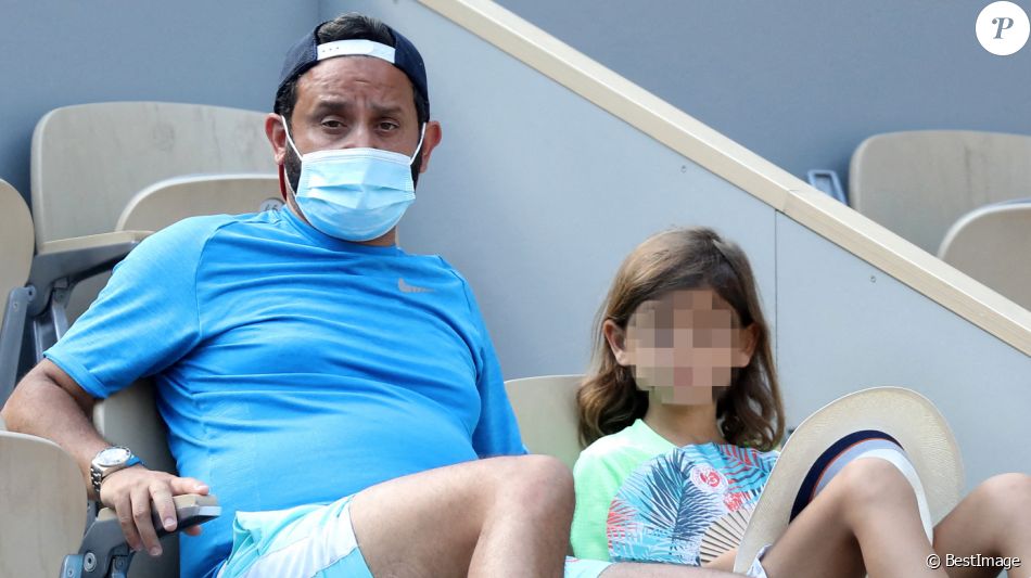 Cyril Hanouna Et Son Fils Lino People Dans Les Tribunes Des Internationaux De France De Tennis