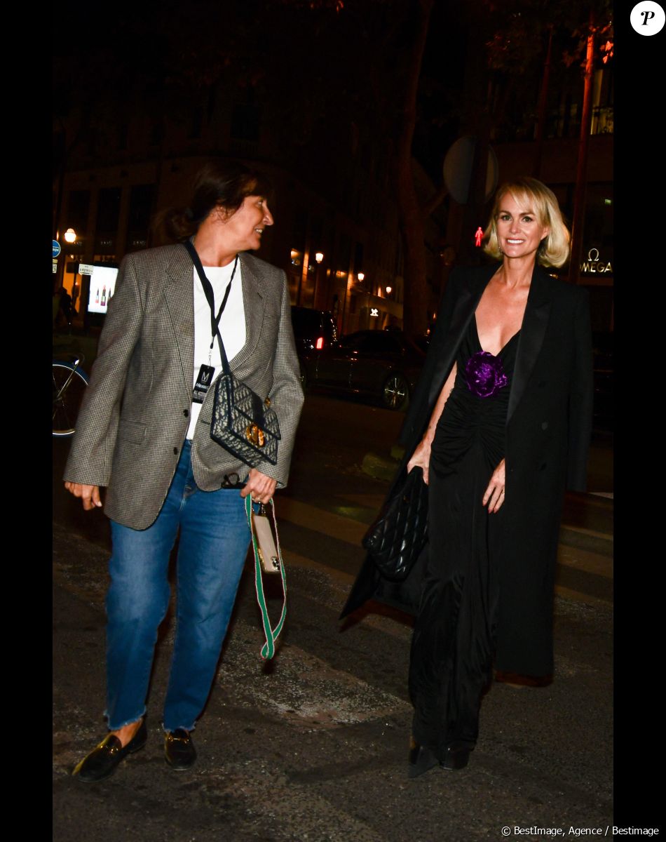 Exclusif - Laeticia Hallyday, Anne Marcassus - Arrivées au défilé de mode Messika haute joaillerie 2022 collection " Beyond The Light " lors de la fashion week prêt-à-porter femme printemps-été 2023. Le 29 septembre 2022