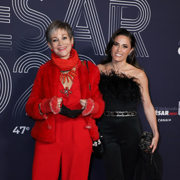 Capucine Anav et Isabelle Morini-Bosc - Photocall de la 47ème édition de la cérémonie des César à l'Olympia à Paris, le 25 février 2022. © Borde-Jacovides/Bestimage 