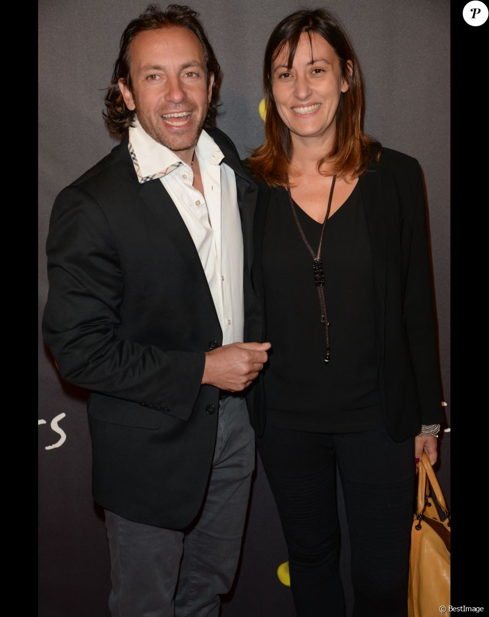 Philippe Candeloro et sa femme Olivia - Première de la comédie musicale "Cats" au théâtre Mogador à Paris, le 1er octobre 2015.