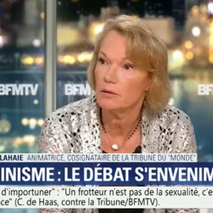 Brigitte Lahaie face à la militante Caroline Haas - "BFMTV", 10 janvier 2018.