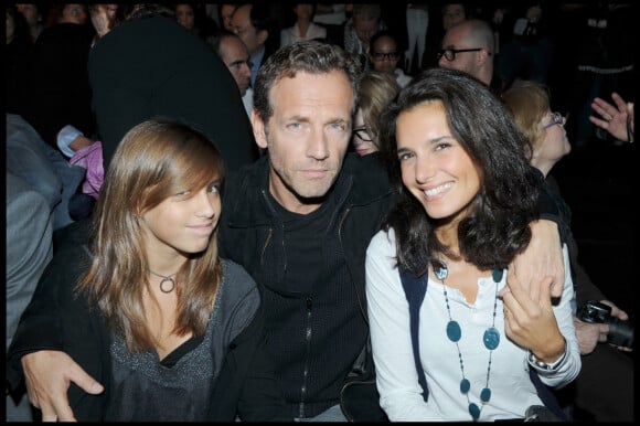 Stéphane Freiss, sa femme Ursula et leur fille Camille en 2009.