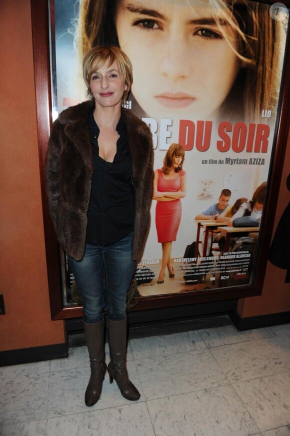Sophie Mounicot à la première du film La Robe du soir, le 23/02/2010