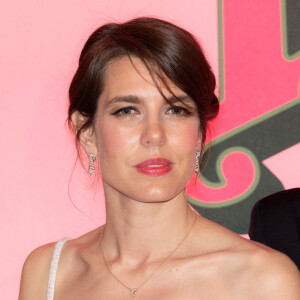 Charlotte Casiraghi - Arrivée de la famille princière au Bal de la Rose 2023 sur le thème "Bollywood" à la salle des étoiles à Monaco le 25 mars 2023. © Olivier Huitel / Pool / Bestimage 