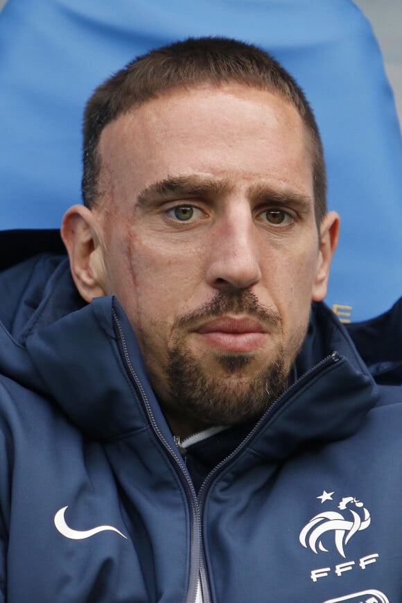 Franck Ribery - Match amical France/Norvège au stade de France à Saint-Denis le 27 mai 2014. La France remporte le match sur le score de 4 buts à 0 grâce à trois passes décisives de Mathieu Valbuena.