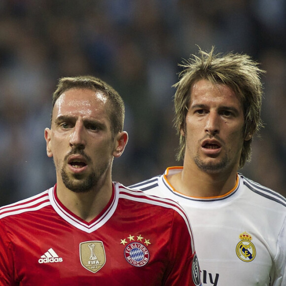 Franck Ribery - Match de demi finale Real Madrid (1) contre Bayern Munich (0) lors de la ligue des champions au Stade Santiago Bernabéu à Madrid, le 23 avril 2014.