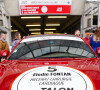 L'événement, à but caritatif, proposait aux candidates de prendre part à une course automobile. Jugées sur le respect des trajectoires, des points de braquage et des points de corde, la qualité et l'efficacité des freinages ou encore le contrôle de la vitesse en courbe, toutes se sont prêtées au jeu.
Exclusif - Illustration lors de la 4ème édition du challenge automobile caritatif "Talon Piste" sur le circuit Bugatti au Mans le 19 mars 2023. Après 3 ans de succès, plus de 50 000 euros de dons reversés aux associations... le célèbre challenge automobile caritatifféminin est revenu pour une fantastique 4ème édition au Mans. Des personnalités féminines relèvent un défi inédit en pilotantau profit d'associations caritatives accompagnées d'un coach reconnu. 3 000 euros seront directement versés à l'association de chaque ambassadrice, le reste étant cumulé et réparti pour les 3 associations du podium. Par exemple, pour 20 équipages engagés : au moins 10 000 euros pour la première place, 6 000 euros pour la seconde et 4 000 euros pour la troisième. Et 10 euros reversés au profit des associations sur chaque entrées visiteurs. Les gagnantes de l'édition 2023 : Justine Dupont, 1ère place pour l'association Fédération Nationale Solidarité Femmes Caterina Murino 2 ème place en Aston Martin pour Amref Health Africa Clara Marz, 3ème place sur McLaren pour Imagine for Margo. plus de 8000 euros de dons vont être distribués aux associations. © Anne-Sophie Guebey / Bestimage