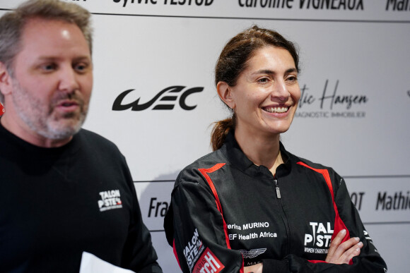 Exclusif - Caterina Murino (pour l'association Amref Health Africa) lors de la 4ème édition du challenge automobile caritatif "Talon Piste" sur le circuit Bugatti au Mans le 19 mars 2023. Après 3 ans de succès, plus de 50 000 euros de dons reversés aux associations... le célèbre challenge automobile caritatifféminin est revenu pour une fantastique 4ème édition au Mans. Des personnalités féminines relèvent un défi inédit en pilotantau profit d'associations caritatives accompagnées d'un coach reconnu. 3 000 euros seront directement versés à l'association de chaque ambassadrice, le reste étant cumulé et réparti pour les 3 associations du podium. Par exemple, pour 20 équipages engagés : au moins 10 000 euros pour la première place, 6 000 euros pour la seconde et 4 000 euros pour la troisième. Et 10 euros reversés au profit des associations sur chaque entrées visiteurs. Les gagnantes de l'édition 2023 : Justine Dupont, 1ère place pour l'association Fédération Nationale Solidarité Femmes Caterina Murino 2 ème place en Aston Martin pour Amref Health Africa Clara Marz, 3ème place sur McLaren pour Imagine for Margo. plus de 8000 euros de dons vont être distribués aux associations. © Anne-Sophie Guebey / Bestimage 